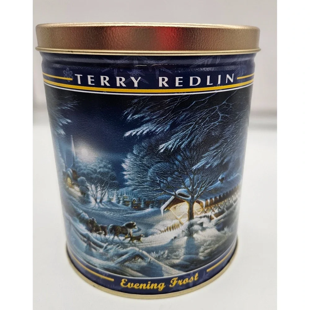 Terry Redlin Evening Frost Collectible‎ Tin Winter Scene Art